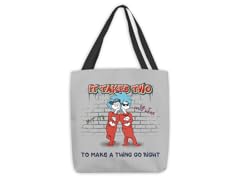 Two To Make a Thing  Large Tote Bag