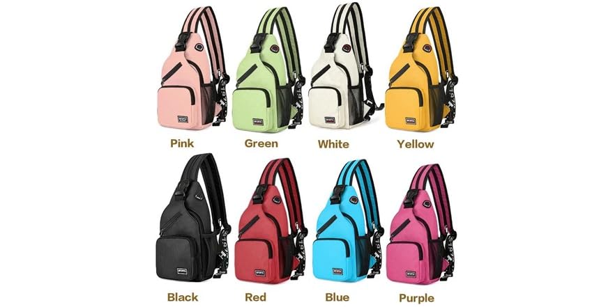3P Color Pop Shoulder Strap Sling Bag