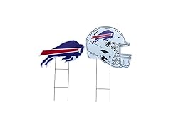 BUFFALO BILLS Logo Helmet 2Pk Yard Sign