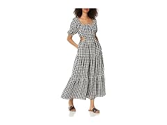 The Drop Women Anaya Square Neck Cut-out Dress