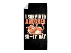 "I Survived Another Day" Beach Towel