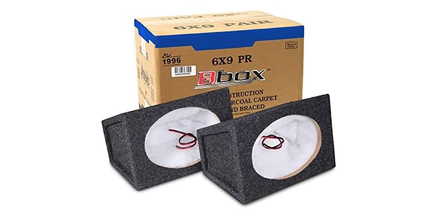 (NEW) Atrend Bbox Pro 6x9 Audio Tuned Car Speaker Boxes & Enclosures (Pair)