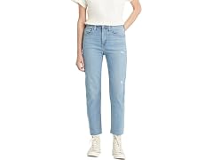 Levi's Women's High Rise Straight Crop Jeans (25)