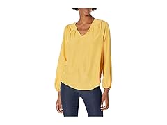 Nautica Gold LS V-Neck Shirt (S)