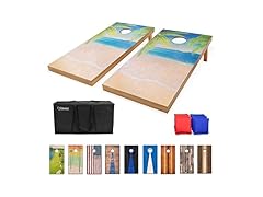 GoSports 4 ft x 2 ft Wood Cornhole Set