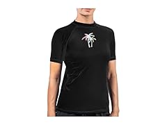 Kanu Surf Women's Hayley Black Rashguard (XL)