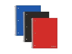 Oxford Spiral Notebooks 3-Pack