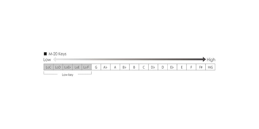 Suzuki Harmonica, Silver (M-20 NLow-F)