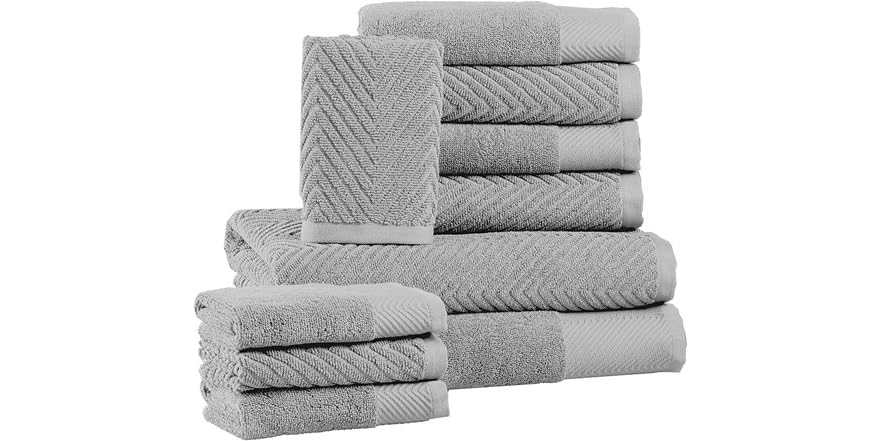 Cotton 6 Piece Bath Towel Set