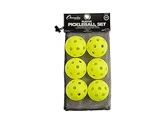 Champion Sports Pickleball Balls: 6 Count
