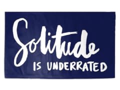 Solitude Is Underrated 3' x 2' Rug