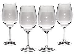 TIAB Inc. Clear Cabernet Wine Glass, 4 Pack