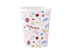 8Ct Disposable Paper Cups, Mod Party