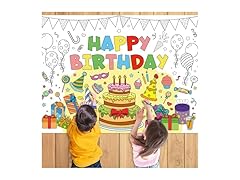 Mchotiy Birthday Giant Coloring Poster