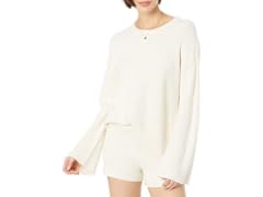 The Drop Women (XXS) Alice Sweater Whisper White