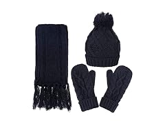 ANDORRA Womens Hat and Gloves Set Winter