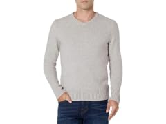 Amazon Essentials Sweater, Light Grey (S)