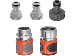 Gardena 20550 | 5 Piece Premium Metal Quick Connector