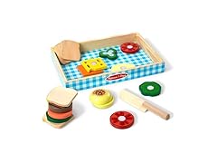 Wooden Sandwich-Making Pretend Food Set
