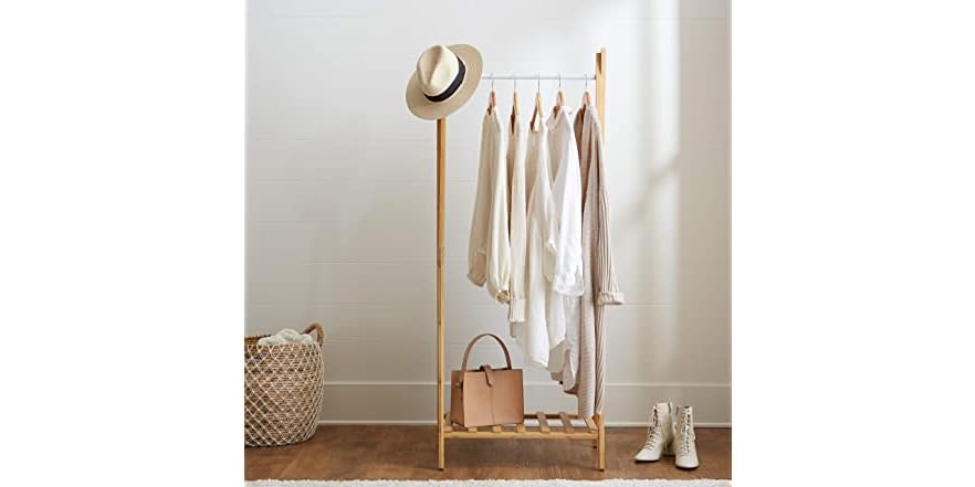 AmazonBasics Bamboo Easel Garment Rack
