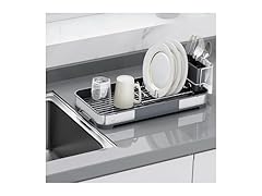 Glad Stainless Steel Dish Drying Rack 