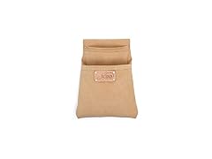 OX 2-Pocket Leather Fastener Pouch - Suede Pouch