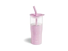 Elegant Bow Pink Insulated Glass