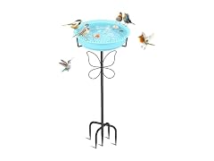 YOADEHOA Bird Bath & Feeder Garden