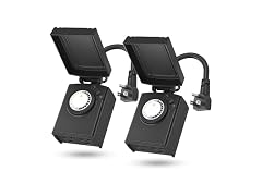 BN-LINK Outdoor 24hr Mechanical Timer Outlet, 2 pk