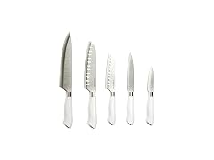 Eco-Friendly 5Pc Kitchen Knife Set w/ Sheaths