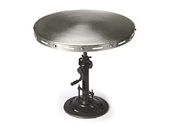 Industrial Crank Accent Table