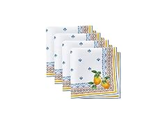 Elrene Capri Lemon Napkins Set of 4