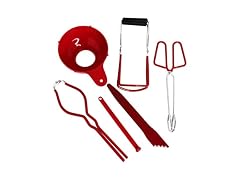 MIRRO 6 Piece Canning Tool Set, Red