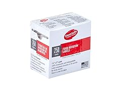 Cambro 1252SLB250 Dissolvable Label - Food Rotation