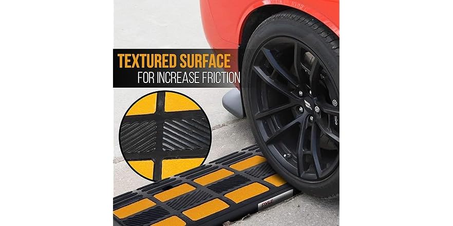 Pyleusa Ramp Pyle Car Vehicle Curbside Driveway Ramp