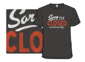 Sorry, I'm Closed