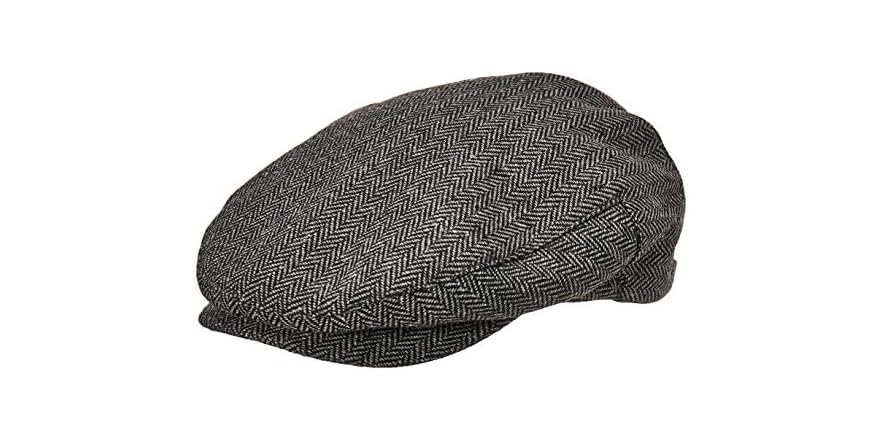 Brixton Hooligan Snap Flat Cap Grey Black main image 1