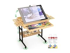QDKGH Puzzle Table with Drawers