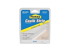 Homax Floor and Tub Caulk Strip, White