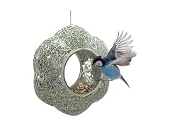 Sunnydaze Diamond Flower Bird Feeder