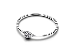 PANDORA Moments Encircled Clasp Bangle (Open Box)