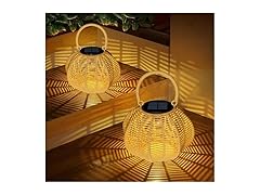 KagoLing Solar Lanterns Outdoor Waterproof, 2PK