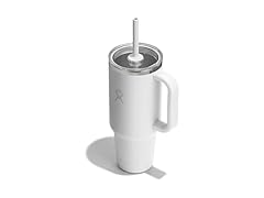 Hydro Flask 40oz Clear Lid Travel Tumbler - White