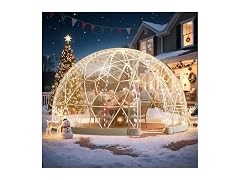 Garden Dome Tent, 12 x 7.2 ft Clear