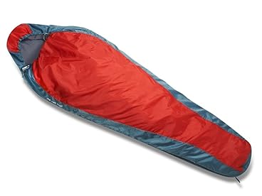 High Peak Pak 600 Eco Schlafsack Regular - Grün/Rot