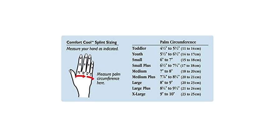 Comfort Cool Thumb CMC Restriction Splint