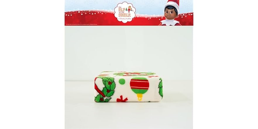Franco Elf On The Shelf Holiday Christmas Throw
