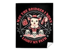 "Burn Bridges" Mink Fleece Blanket