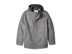 Levi's Men's Grey Military Jacket (L/T)