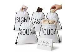 Bafeil 5 Senses Gift Bags 10pc White